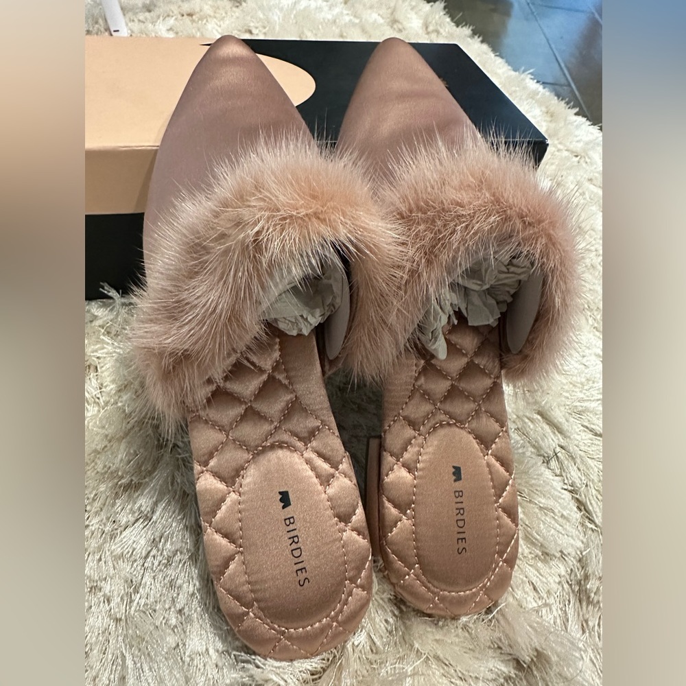 Brand New Birdies Flats in the color French Rose